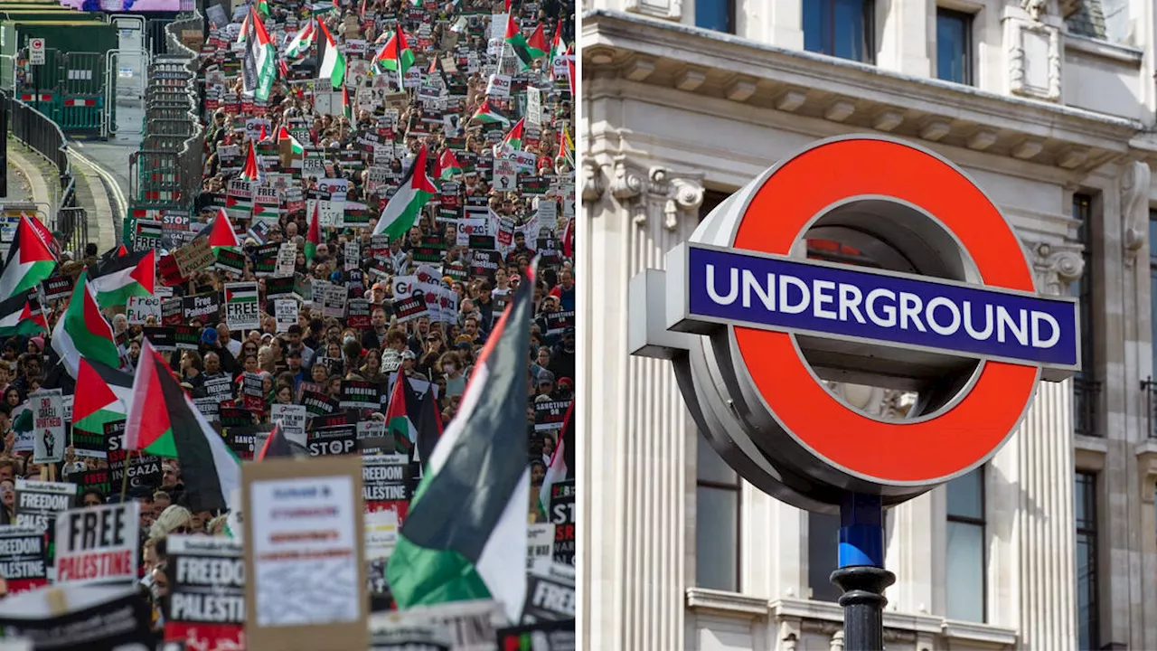 Tube driver investigated after leading passengers in ‘free Palestine chant’