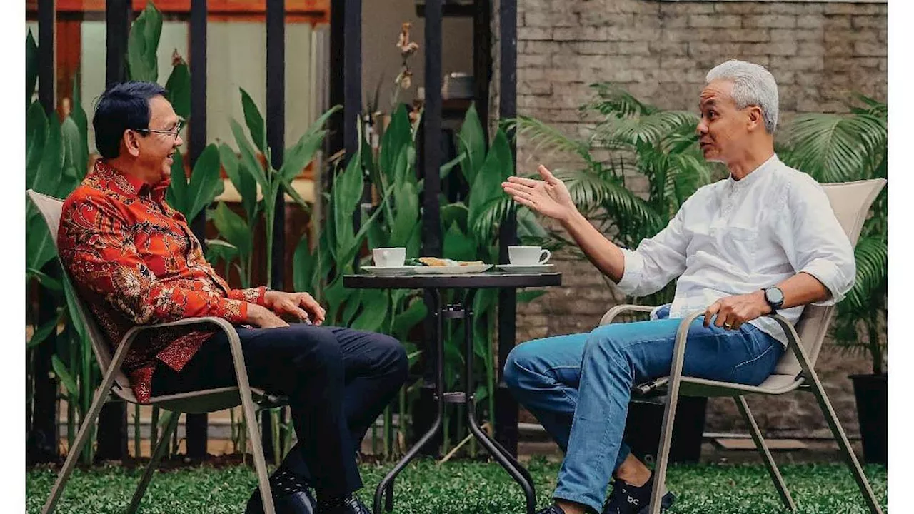Ganjar Pranowo Ngopi Bareng Ahok, Netizen Usul Basuki Tjahaja Purnama Jadi Ketua KPK Masa Depan