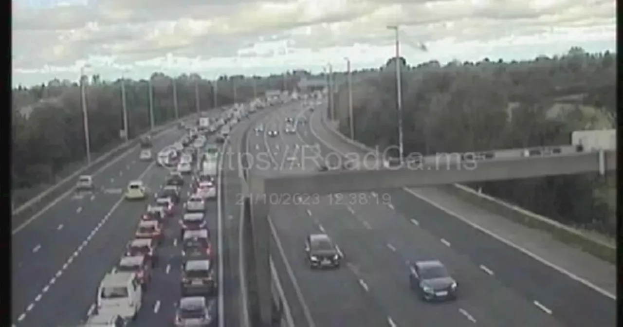 Eight miles of traffic on M6 Northbound as roadworks cause another weekend of misery