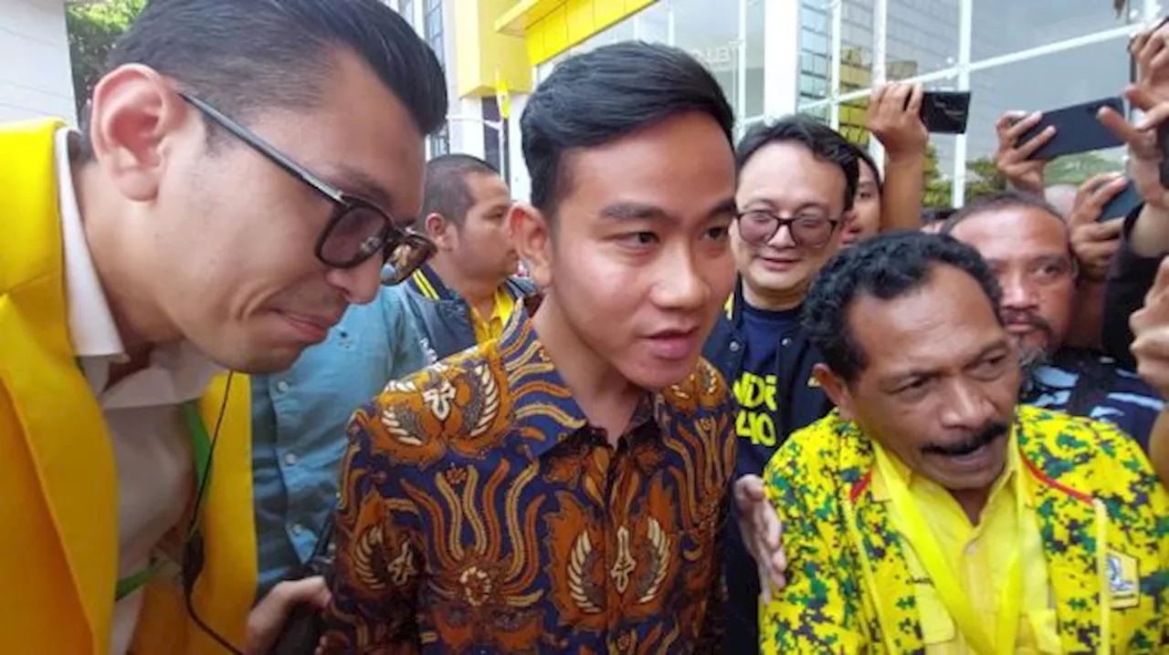 Gibran Hadiri Rapimnas II Partai Golkar