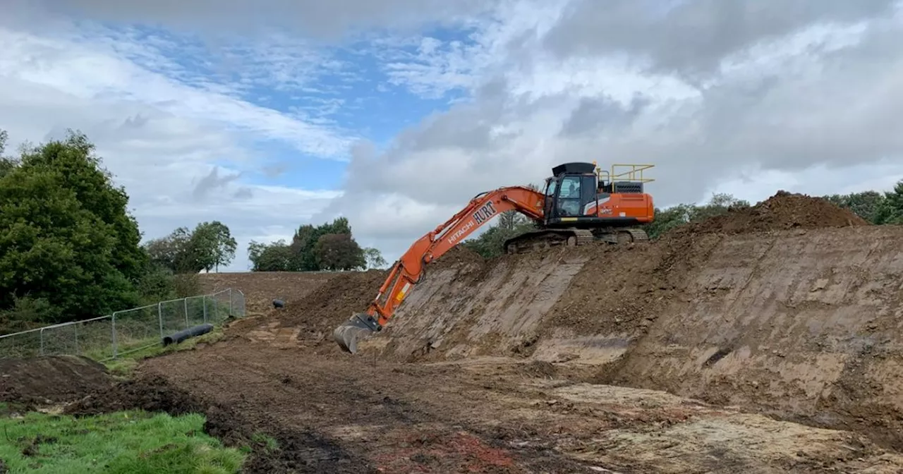 Diggerss move in to clear former golf course as work on housing estate begins