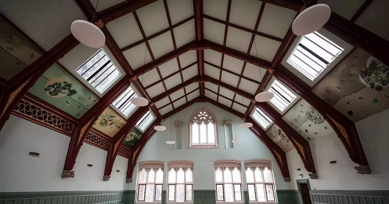 Inside the historic room transformed as part of Rochdale Town Hall's restoration