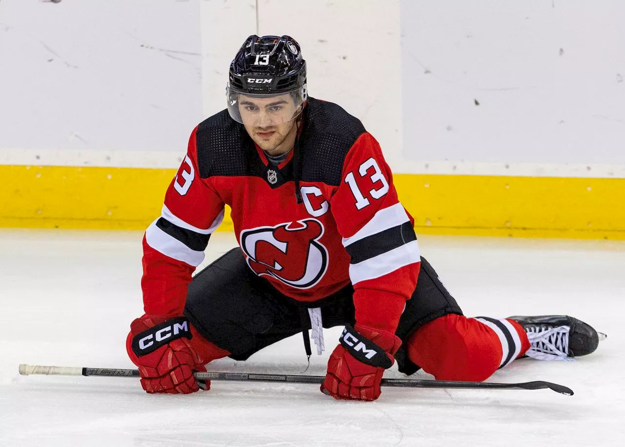 Devils without Nico Hischier at Saturday’s practice | Latest on Devils’ captain’s injury