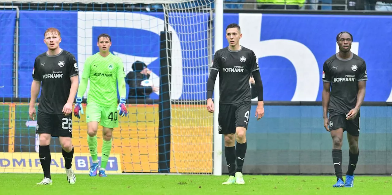 SpVgg Greuther Fürth verliert 0:2 beim Hamburger SV