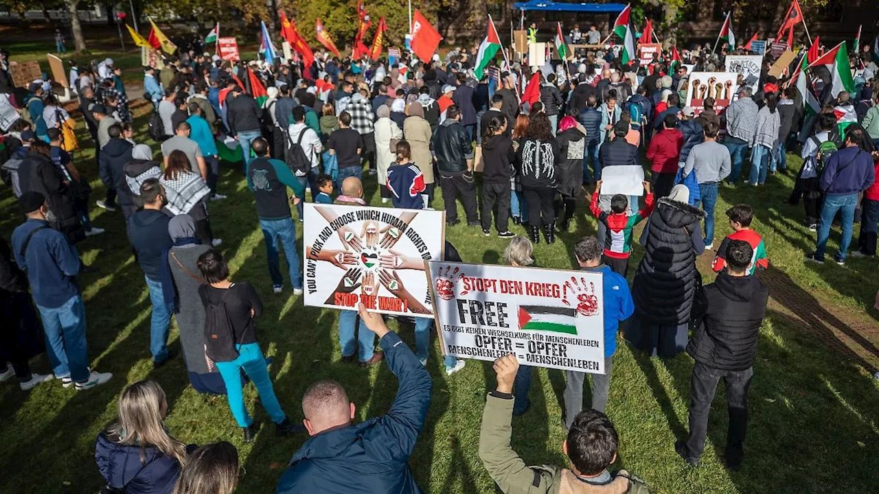 Baden-Württemberg: Rund 2000 Menschen bei Pro-Palästina-Demos im Südwesten