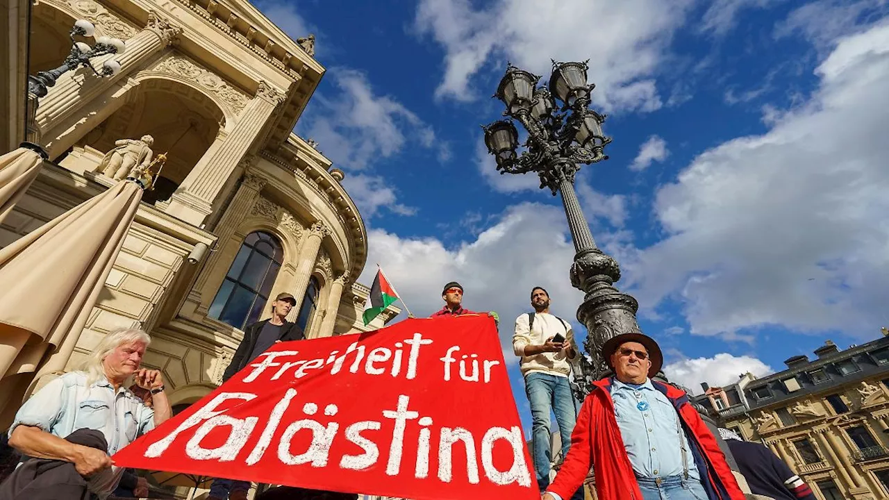 Hessen: Hunderte Teilnehmer bei Pro-Palästina-Demo in Frankfurt