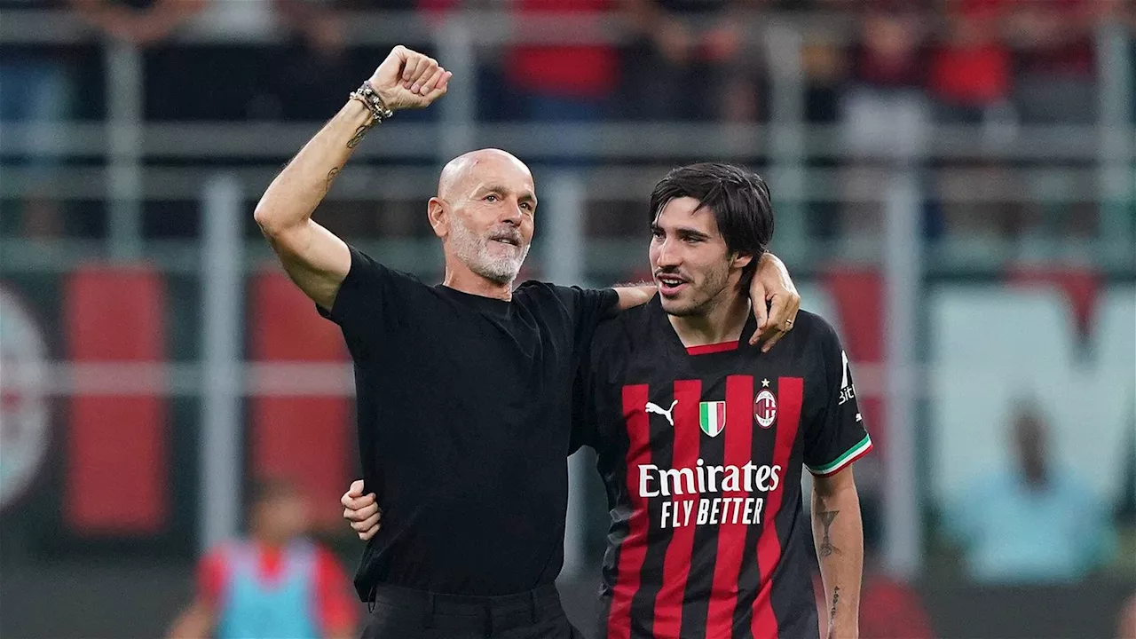 AC Milan announce support for Sandro Tonali