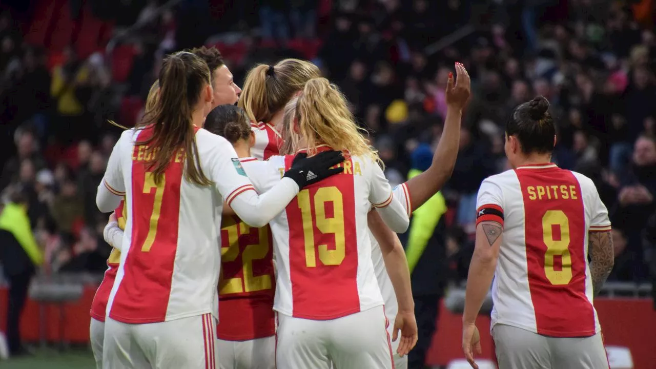 Ajax Vrouwen begint Champions League tegen PSG in Johan Cruijff ArenA