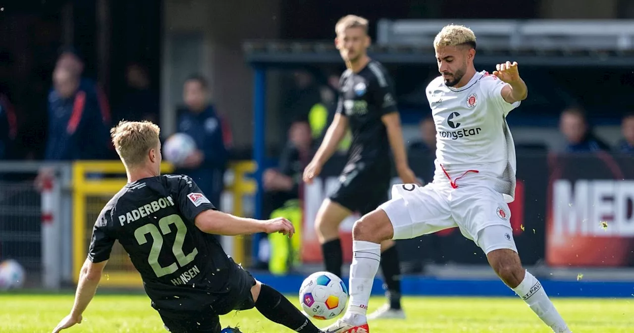 St. Pauli trotz 2:2 in Paderborn weiter Tabellenführer