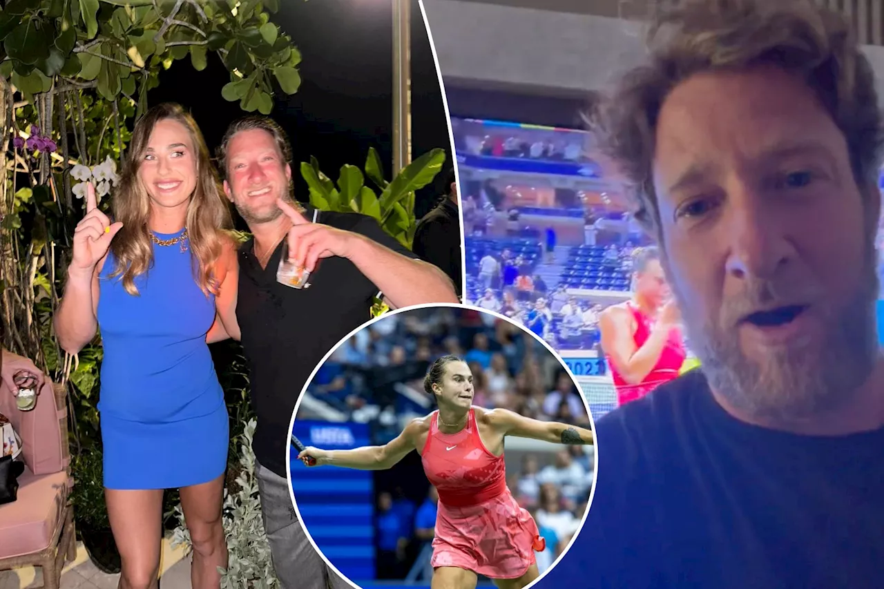 Dave Portnoy parties with Aryna Sabalenka after US Open flirtation