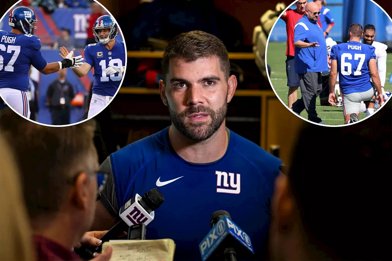 Justin Pugh talks 'absolute whirlwind' return to NY, Giants roots he thought would last forever