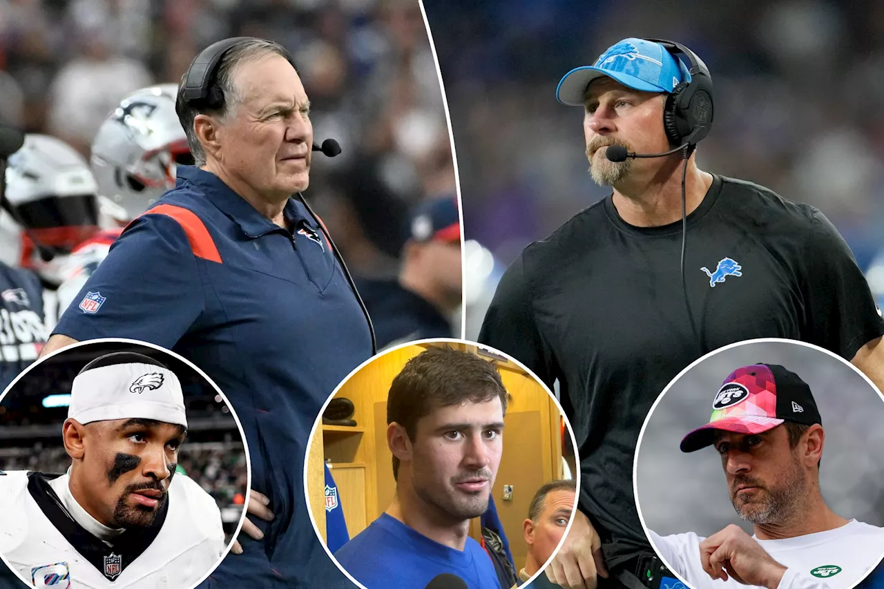 Patriots firing Bill Belichick? Lions are legit? Some NFL locks for any given Sunday