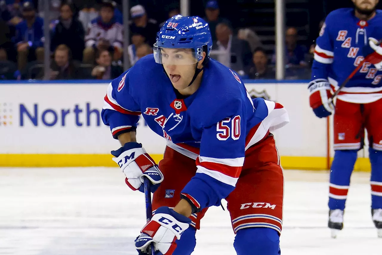 Rookie Will Cuylle continues to impress Rangers on both ends of ice