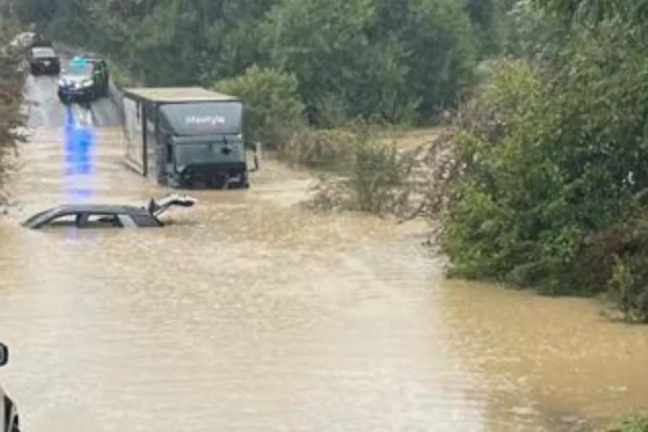 Emergency crews rescue 20 people from care home trapped by floods