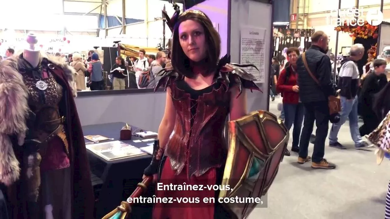 VIDEO. Au Vannes Sekaï Festival, les astuces d'une championne de France pour préparer les concours de cosplay