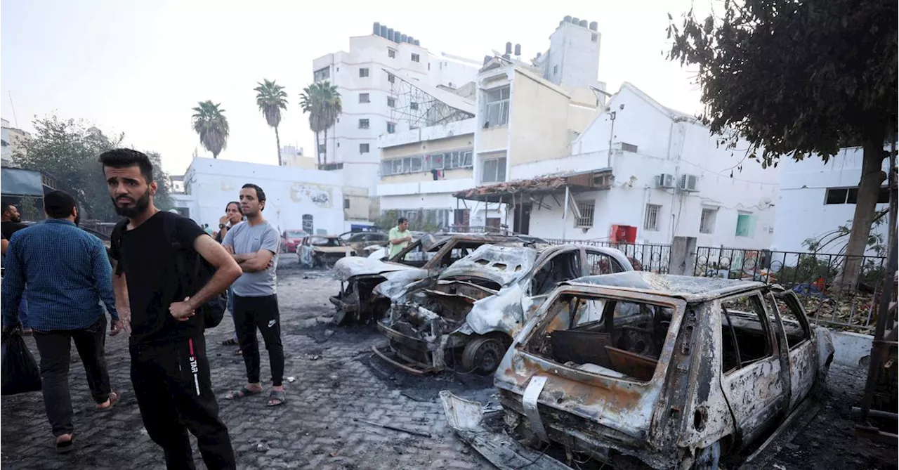 French military intelligence says Israeli strike not behind Gaza hospital blast