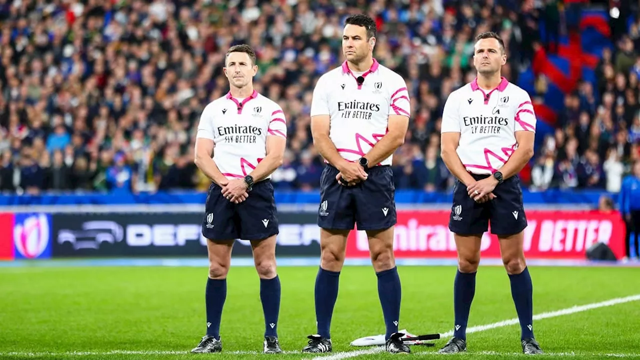 Coupe du monde de rugby: la France a fait un rapport sur l'arbitrage du quart de finale à World Rugby