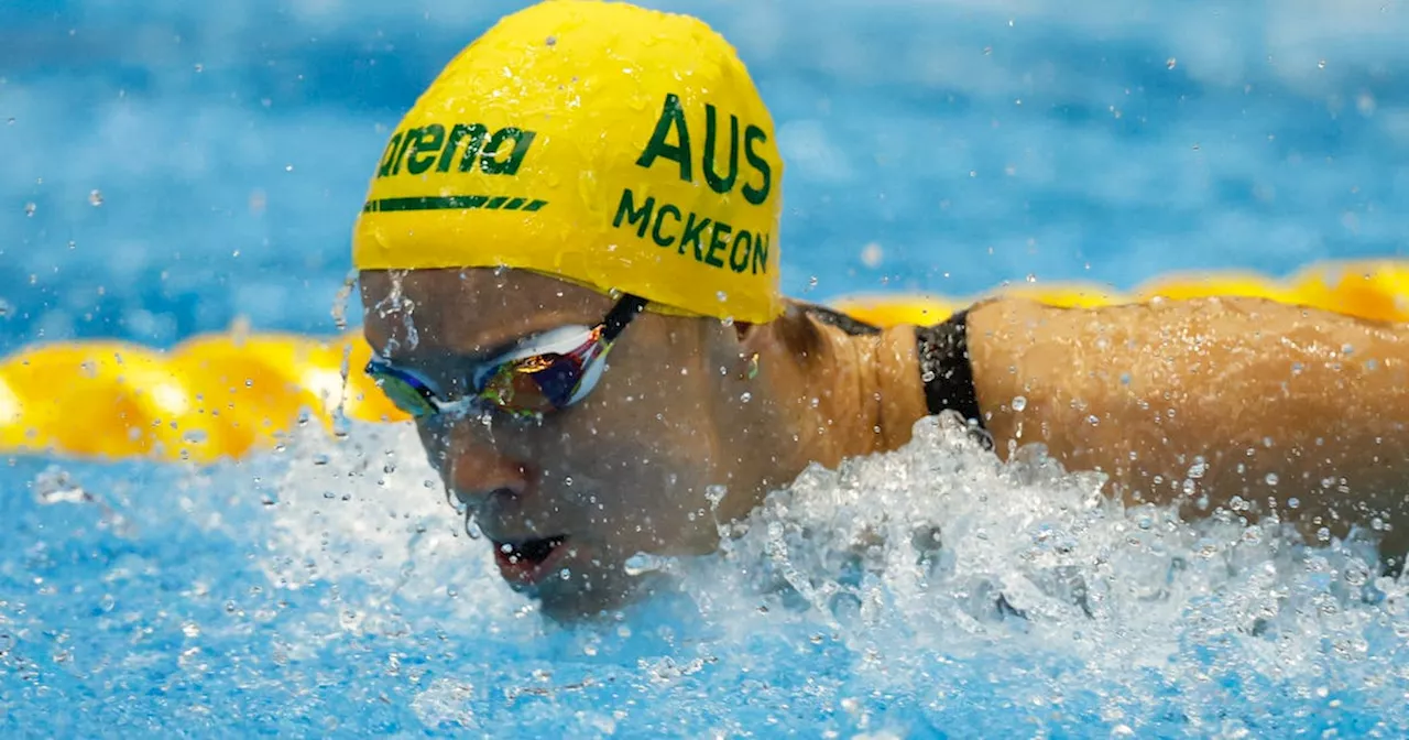 Swimming-McKeown 'super stoked' after setting backstroke world record