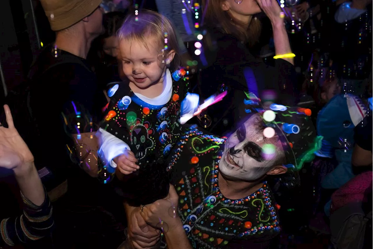 Families ready for spooky Halloween rave in Shrewsbury