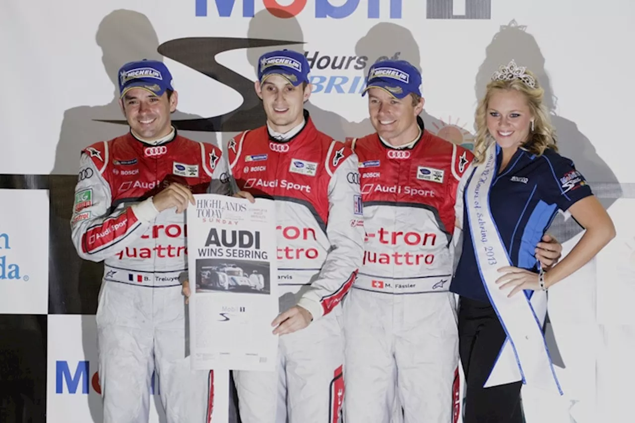 12h Sebring: Dominanter Audi-Doppelsieg