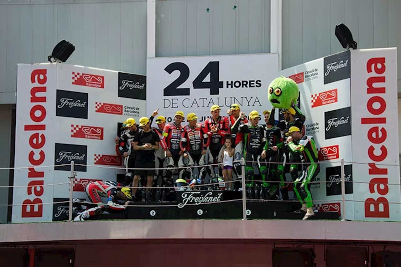 24h von Barcelona: Arcuoso-Team auf dem Podium