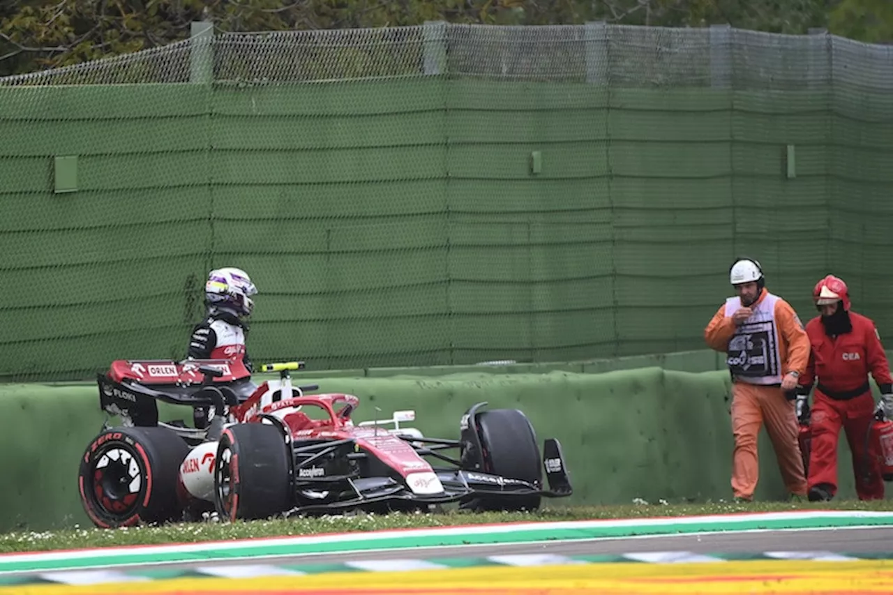 Regen in Imola, gnadenlose Strafe für Alfa Romeo