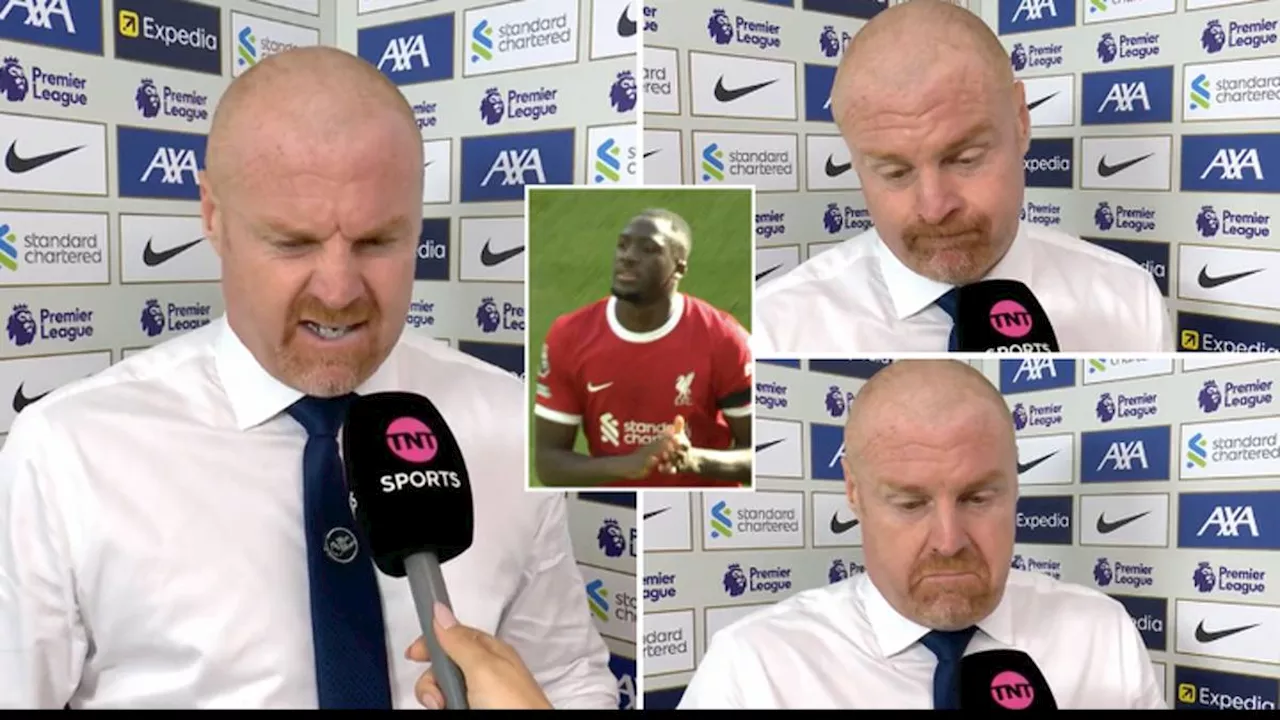 Sean Dyche blasts officials over Ibrahima Konate decision after Liverpool vs Everton