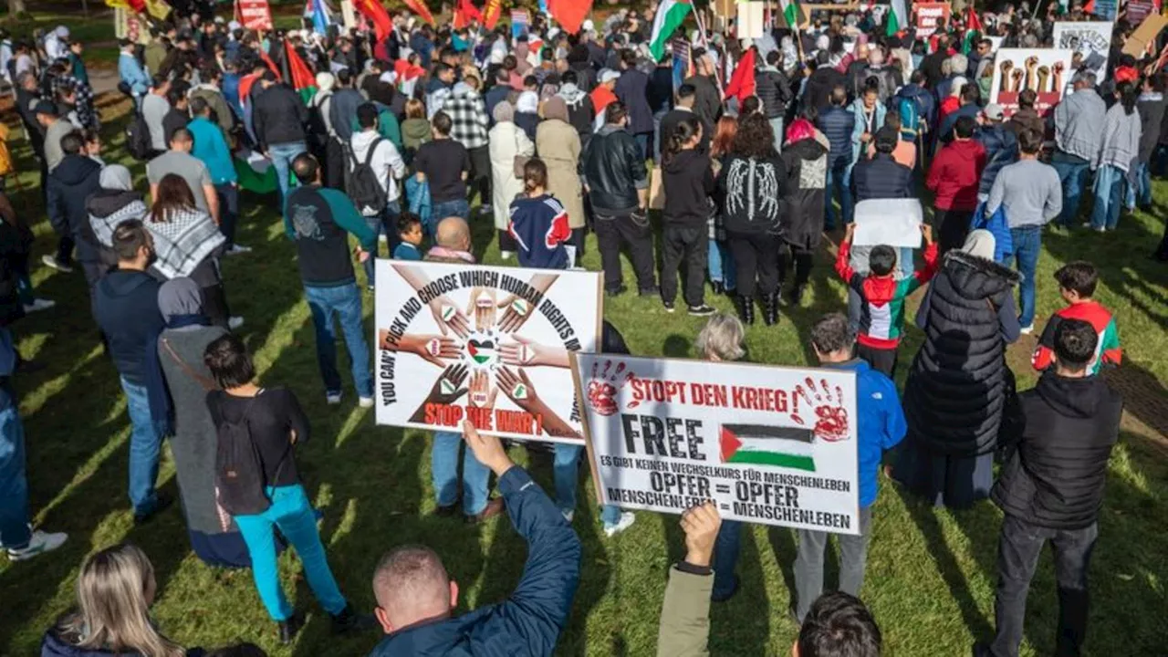 Konflikte: Rund 2000 Menschen bei Pro-Palästina-Demos im Südwesten