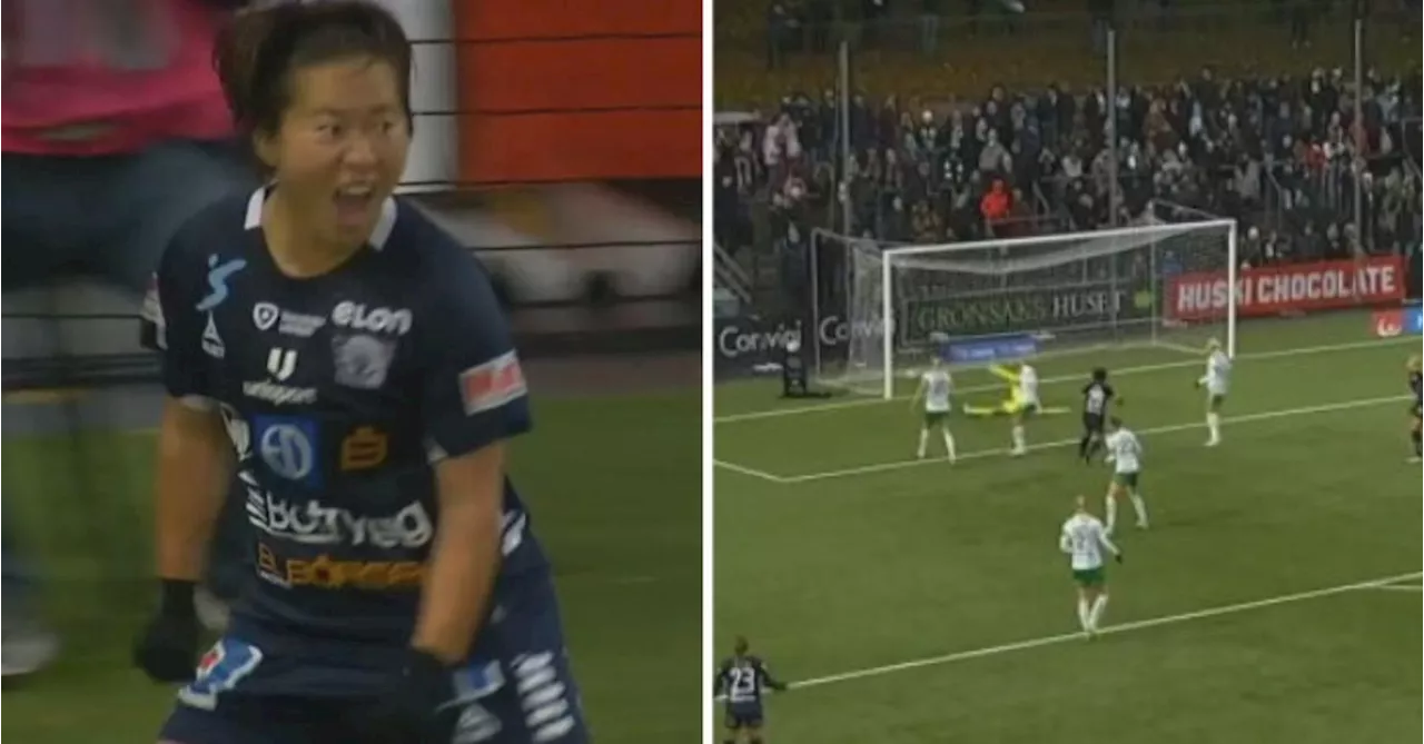 Fotboll: Yuka Momiki räddade Linköping i toppmatchen mot Hammarby