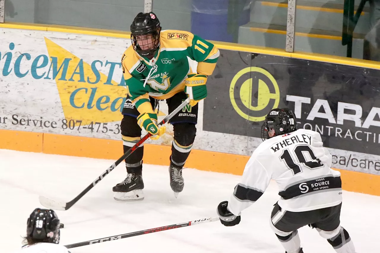 Jordan's hat trick keeps North Stars streak alive