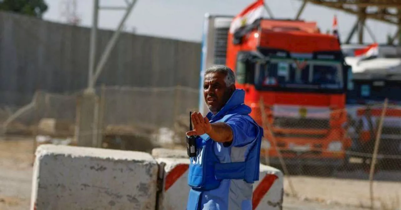 20 caminhões com ajuda humanitária entraram em Gaza pelo Egito