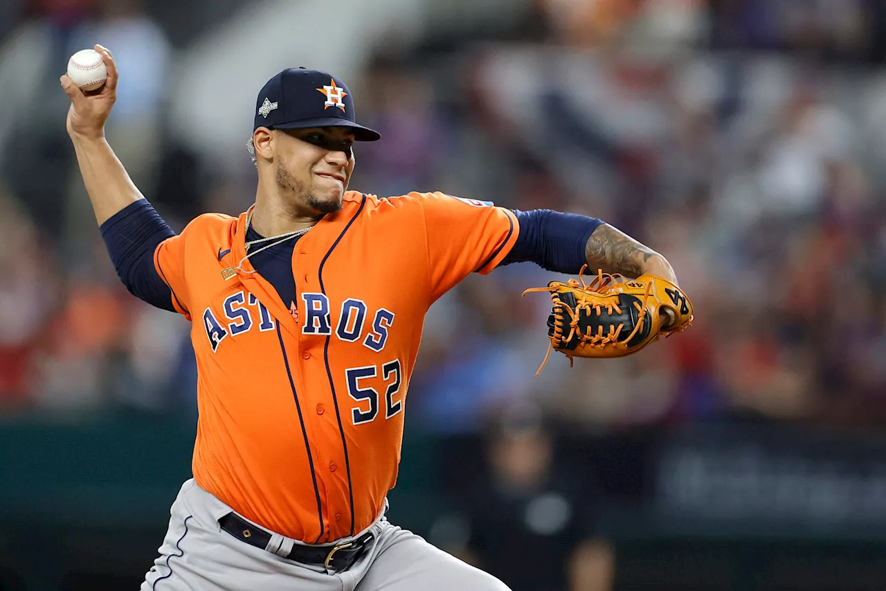 MLB suspends Astros’ Bryan Abreu 2 games for ‘intentionally throwing’ at Rangers’ Adolis García