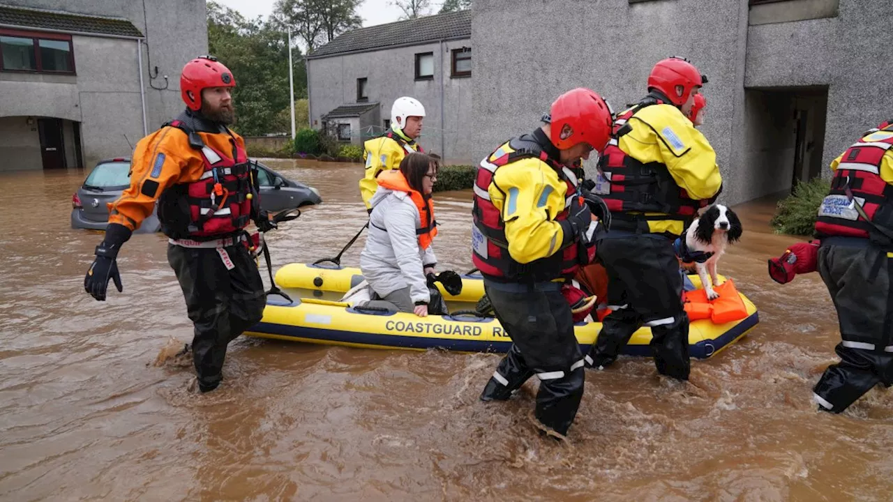 Storm Babet continues to bring heavy rain with second red ‘danger to life’ alert in place