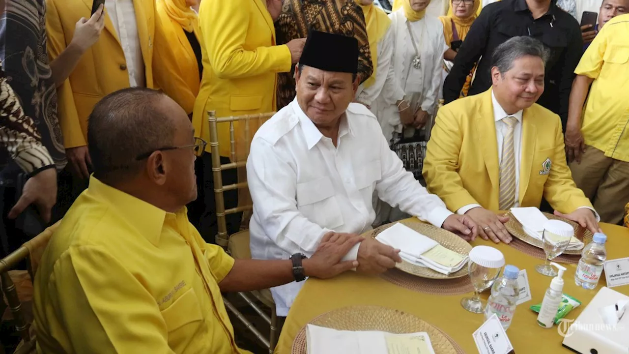 Prabowo Bawa Keputusan Golkar Dukung Gibran Jadi Cawapres ke Forum Ketua Umum Partai Koalisi