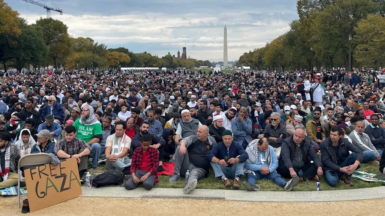 'It's not Judaism': Protesters in US capital seek end to Israeli onslaught on Gaza