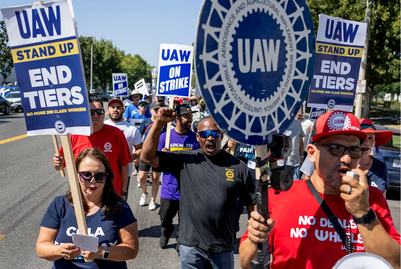 General Motors Vows to Unionize Its Electric Vehicle Operations Amid UAW Strike