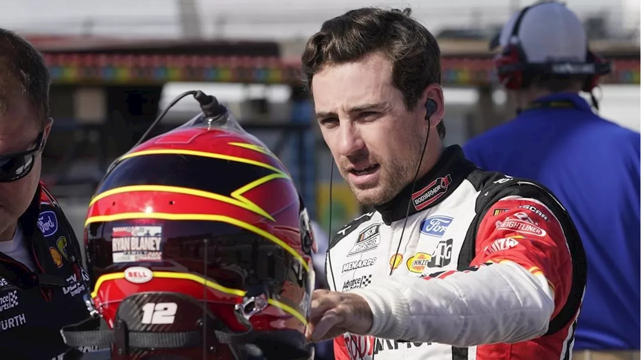 Blaney is back on track after disqualification, then reversal. NASCAR playoffs resume at Homestead