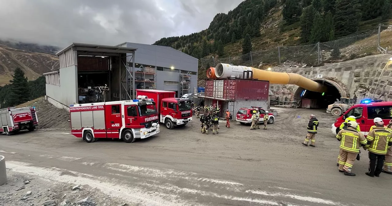 Maschine in Brand: Tiwag-Tunnel im Kühtai musste evakuiert werden