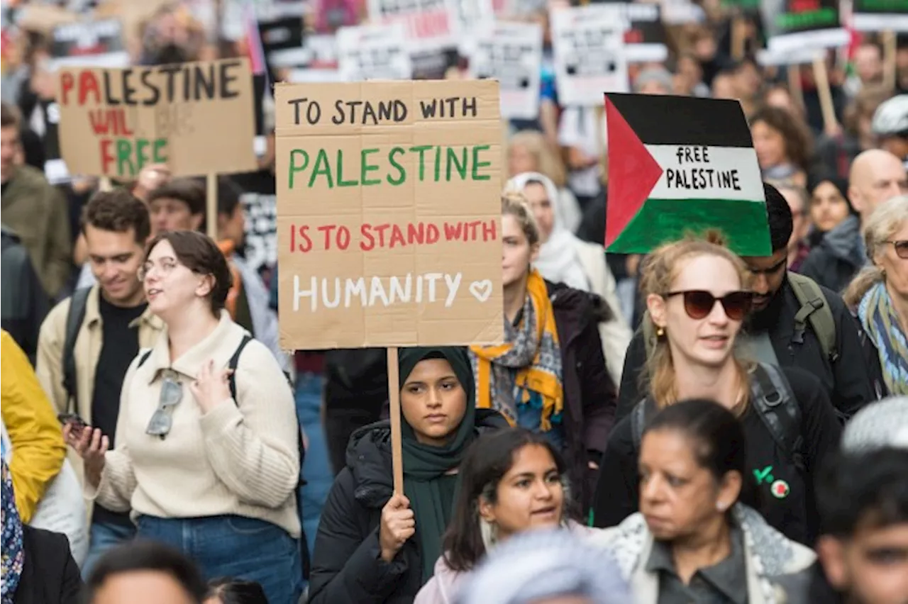 Londres tem marcha pró-Palestina e países pedem fim de ataque a civis