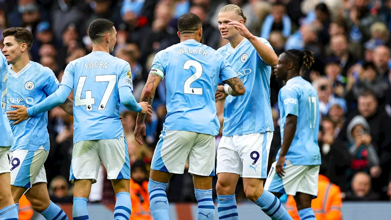 Man City wint, maar maakt het tegen Ajax-opponent Brighton nog onnodig spannend