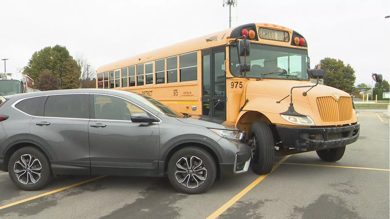 Greece school district hosts bus crash simulation to promote road safety awareness