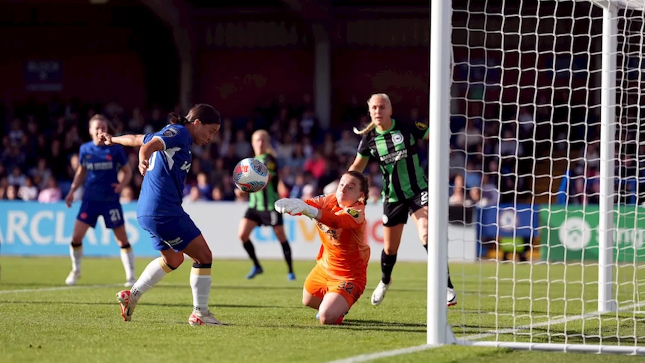 Matildas stars all notch wins in Women's Super League as Sam Kerr sets up two goals for Chelsea