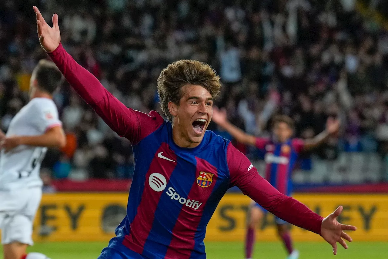 Drømmedebut: Marc Guiu (17) matchvinner for Barcelona