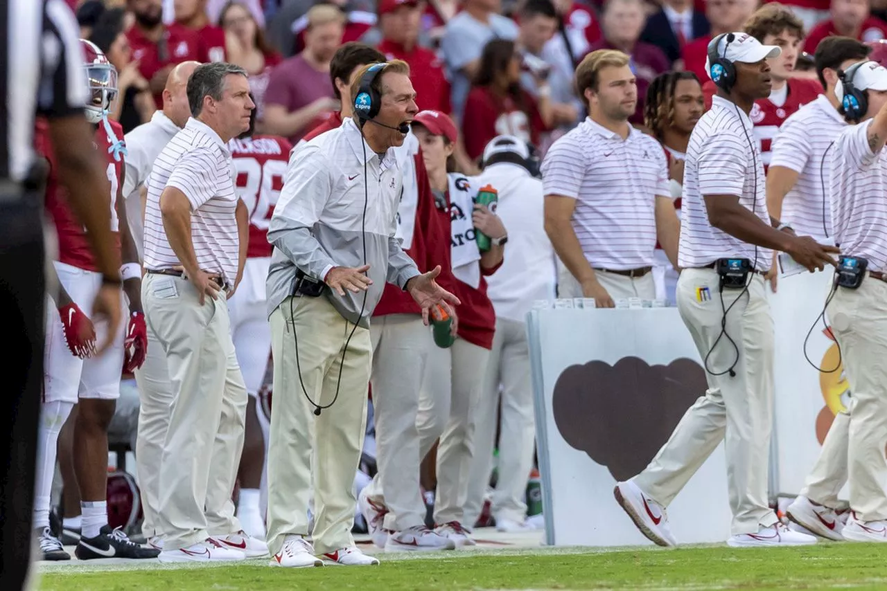 Nick Saban recounts halftime message to Alabama football after Tennessee comeback