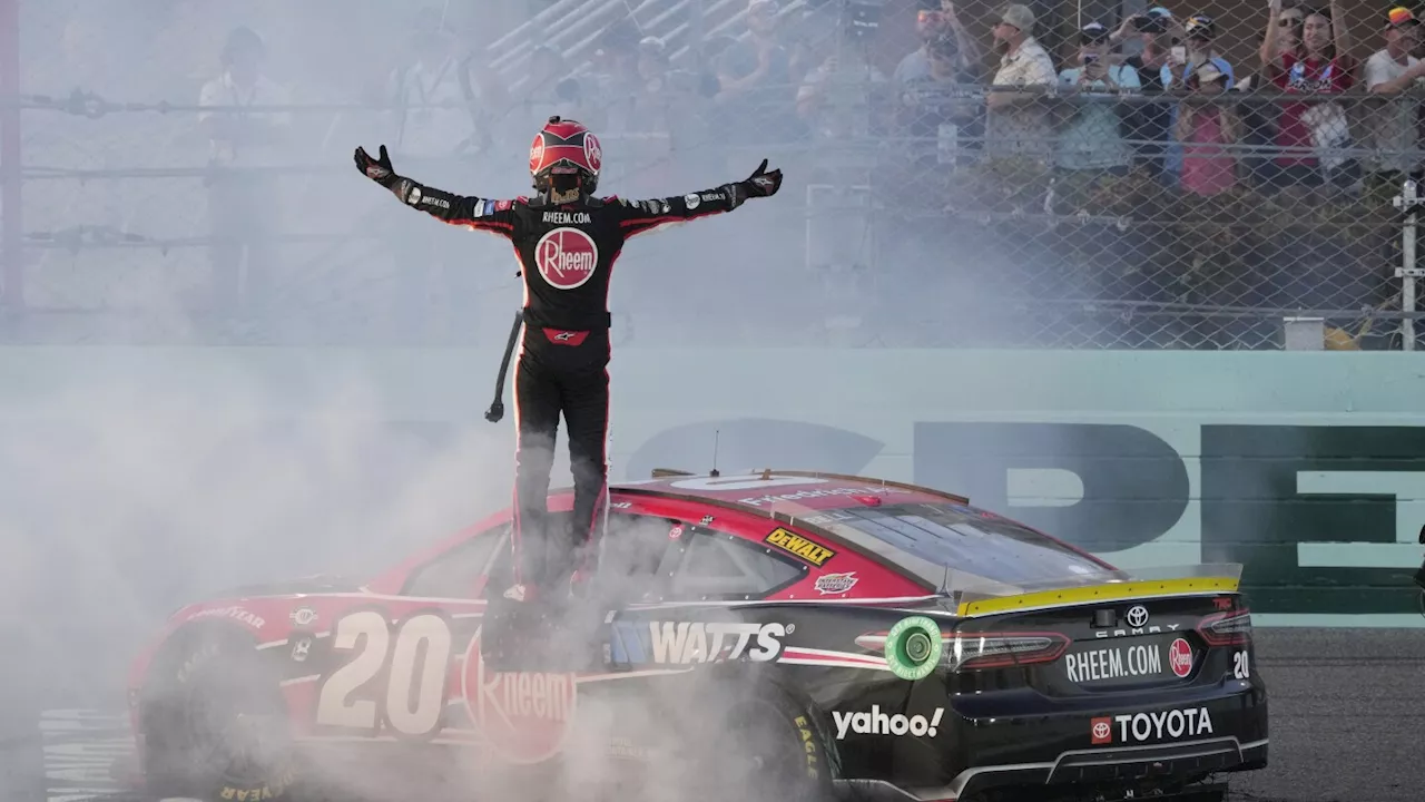 Christopher Bell punches ticket to NASCAR championship race; wins rollercoaster race at Homestead