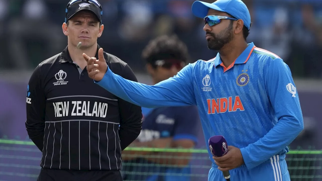 India wins toss and opts to bowl against New Zealand in Cricket World Cup clash of undefeated teams