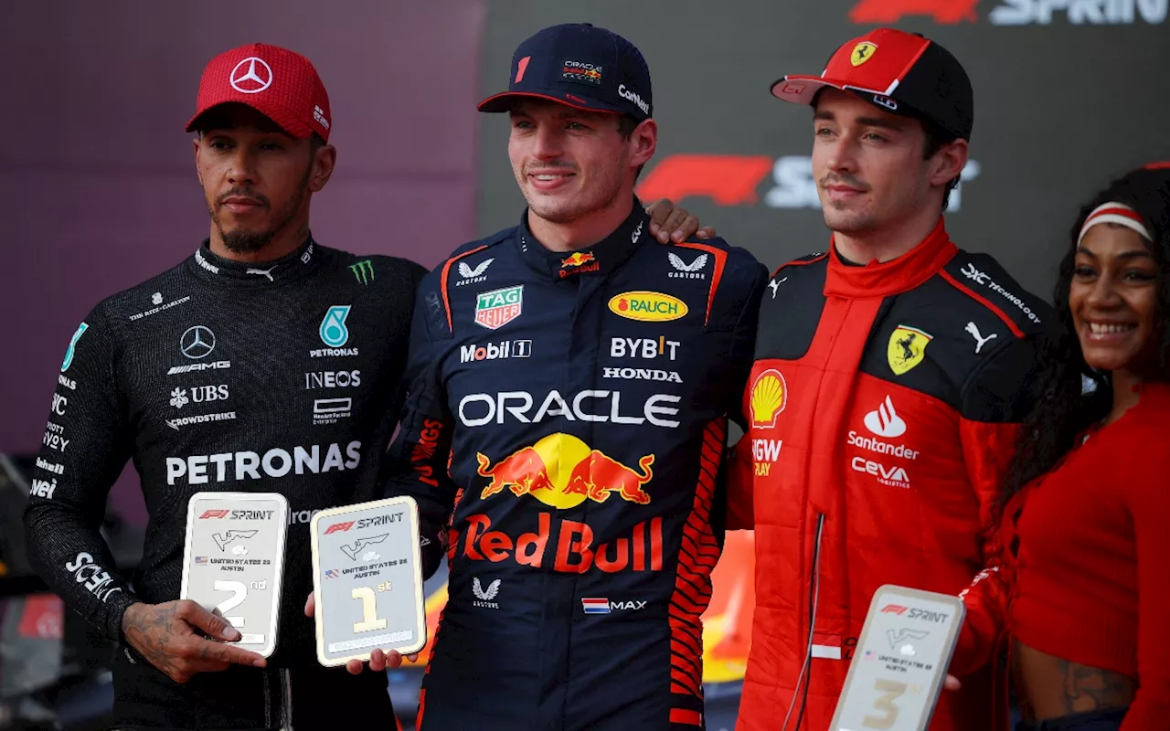 F1: Max Verstappen domina el sprint del GP de Estados Unidos