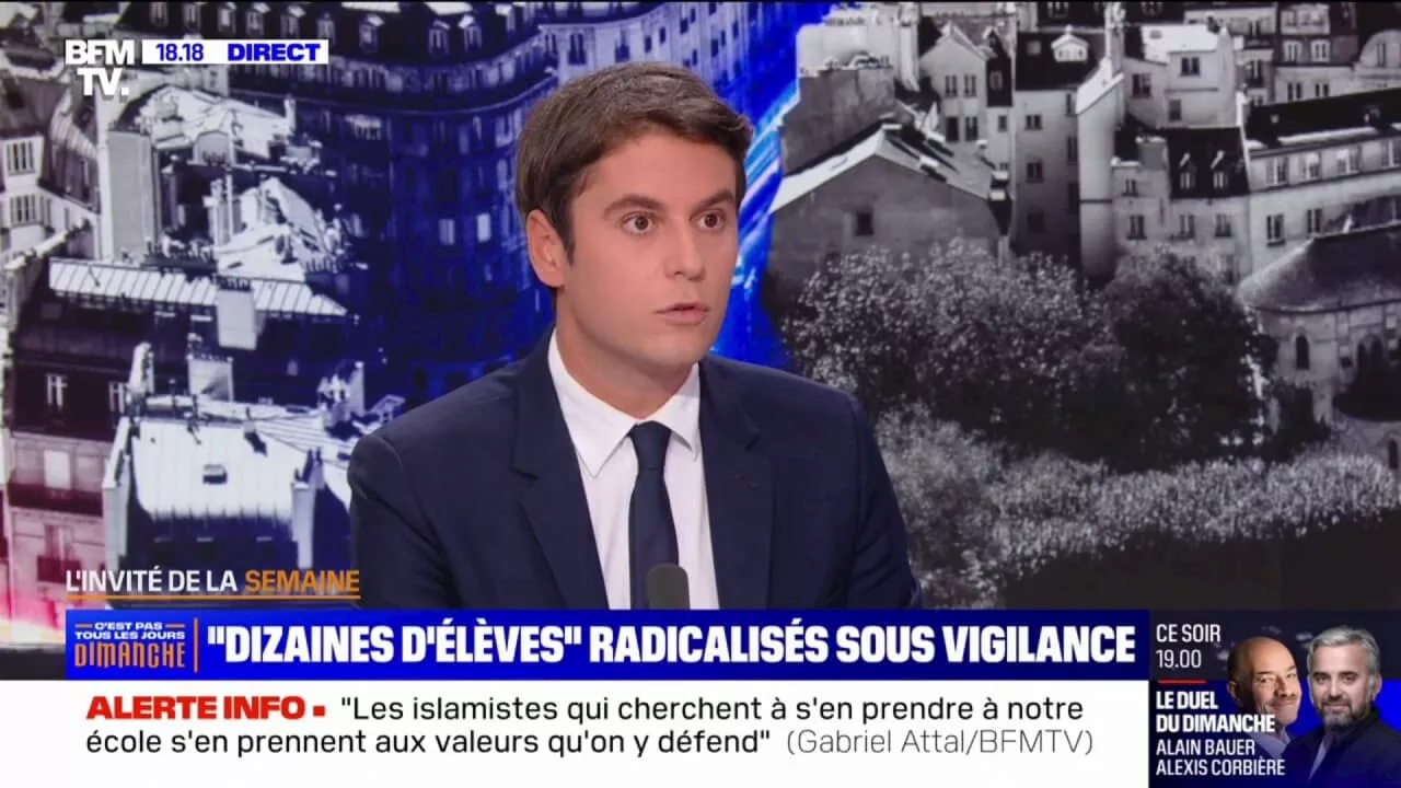 Perturbations des hommages à Dominique Bernard: 'Il y a 183 élèves qui ne feront pas leur rentrée le 6 novembre' annonce Gabriel Attal