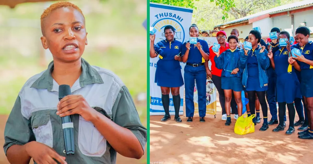 Limpopo Construction Worker Donates Sanitary Pads to 10 Schools After Not Affording Products As Teen