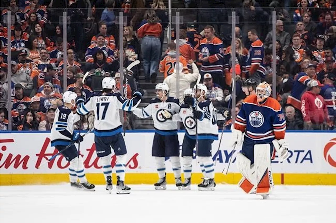 Scheifele scores in OT as Jets ground Oilers 3-2